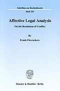 E-Book (pdf) Affective Legal Analysis. von Frank Fleerackers