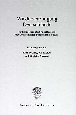 E-Book (pdf) Wiedervereinigung Deutschlands. von 