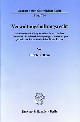 E-Book (pdf) Verwaltungshaftungsrecht. von Ulrich Stelkens
