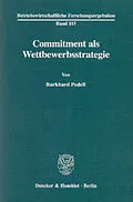 E-Book (pdf) Commitment als Wettbewerbsstrategie. von Burkhard Pedell