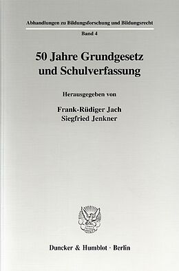 E-Book (pdf) 50 Jahre Grundgesetz und Schulverfassung. von 
