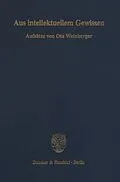 E-Book (pdf) Aus intellektuellem Gewissen. von Ota Weinberger