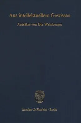 E-Book (pdf) Aus intellektuellem Gewissen. von Ota Weinberger
