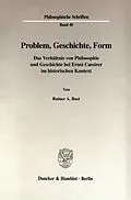 E-Book (pdf) Problem, Geschichte, Form. von Rainer A. Bast
