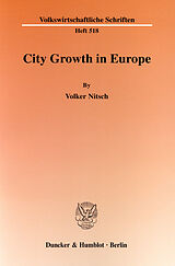 eBook (pdf) City Growth in Europe. de Volker Nitsch