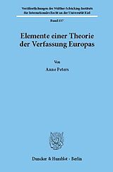 E-Book (pdf) Elemente einer Theorie der Verfassung Europas. von Anne Peters