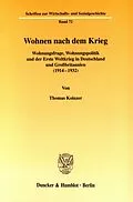 E-Book (pdf) Wohnen nach dem Krieg. von Thomas Koinzer