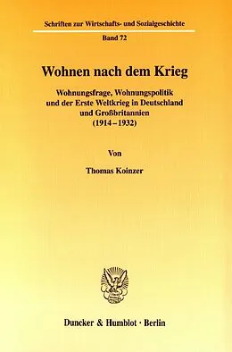 E-Book (pdf) Wohnen nach dem Krieg. von Thomas Koinzer