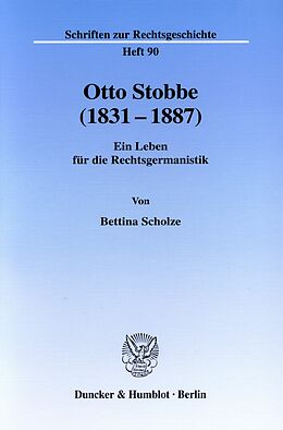E-Book (pdf) Otto Stobbe (1831-1887). von Bettina Scholze