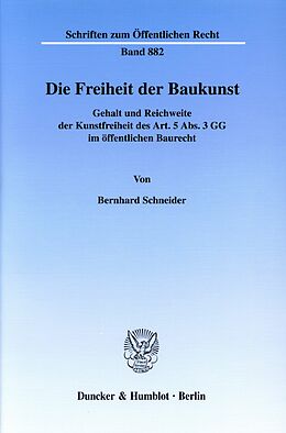 E-Book (pdf) Die Freiheit der Baukunst. von Bernhard Schneider