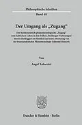 E-Book (pdf) Der Umgang als »Zugang«. von Angel Xolocotzi