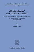 E-Book (pdf) »Bébé préjudice« und »Kind als Schaden«. von Thomas Winter