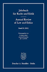 E-Book (pdf) Jahrbuch für Recht und Ethik / Annual Review of Law and Ethics. von 