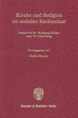 E-Book (pdf) Kirche und Religion im sozialen Rechtsstaat. von 