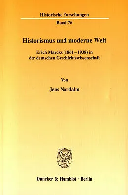 E-Book (pdf) Historismus und moderne Welt. von Jens Nordalm