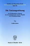 E-Book (pdf) Die Nutzungsstörung. von Guido Quass
