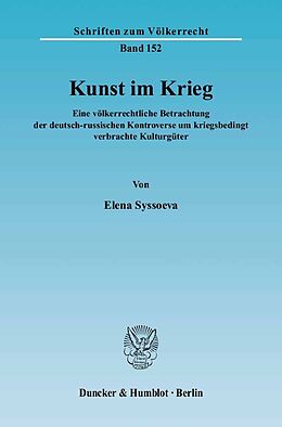E-Book (pdf) Kunst im Krieg. von Elena Syssoeva