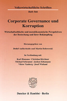 E-Book (pdf) Corporate Governance und Korruption. von 