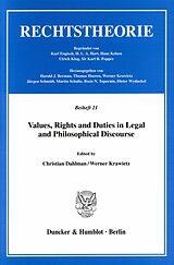 eBook (pdf) Values, Rights and Duties in Legal and Philosophical Discourse. de 