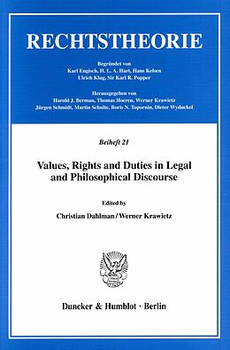 eBook (pdf) Values, Rights and Duties in Legal and Philosophical Discourse. de 