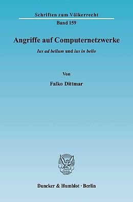 E-Book (pdf) Angriffe auf Computernetzwerke. von Falko Dittmar