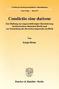 E-Book (pdf) Condictio sine datione. von Sonja Heine