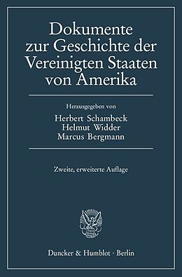 E-Book (pdf) Dokumente zur Geschichte der Vereinigten Staaten von Amerika. von 