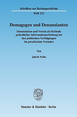 E-Book (pdf) Demagogen und Denunzianten. von Jakob Nolte