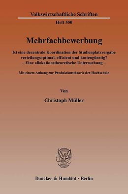 E-Book (pdf) Mehrfachbewerbung. von Christoph Müller