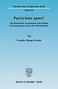 E-Book (pdf) Par(s) inter pares? von Cornelia Manger-Nestler