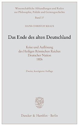 E-Book (pdf) Das Ende des alten Deutschland. von Hans-Christof Kraus