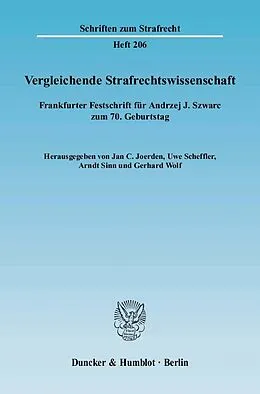 E-Book (pdf) Vergleichende Strafrechtswissenschaft. von 