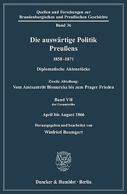 E-Book (pdf) Die auswärtige Politik Preußens 1858-1871. von 