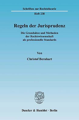 E-Book (pdf) Regeln der Jurisprudenz. von Christof Bernhart