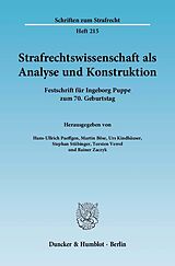 E-Book (pdf) Strafrechtswissenschaft als Analyse und Konstruktion. von 