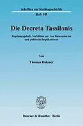 E-Book (pdf) Die Decreta Tassilonis. von Thomas Holzner