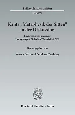 E-Book (pdf) Kants »Metaphysik der Sitten« in der Diskussion. von 