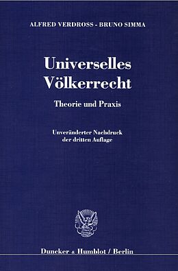 E-Book (pdf) Universelles Völkerrecht. von Bruno Simma