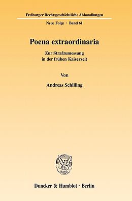 E-Book (pdf) Poena extraordinaria. von Andreas Schilling