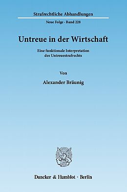 E-Book (pdf) Untreue in der Wirtschaft. von Alexander Bräunig