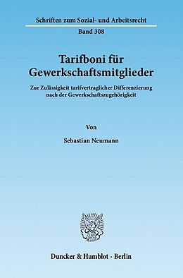 E-Book (pdf) Tarifboni für Gewerkschaftsmitglieder. von Sebastian Neumann