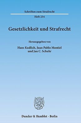 E-Book (pdf) Gesetzlichkeit und Strafrecht. von 