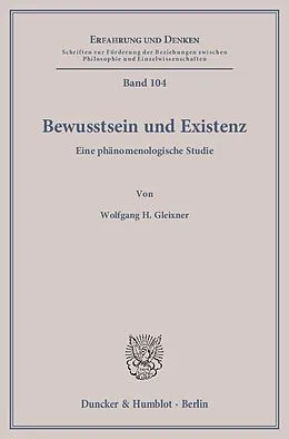 E-Book (pdf) Bewusstsein und Existenz. von Wolfgang H. Gleixner