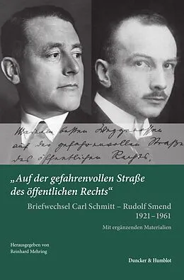 E-Book (pdf) »Auf der gefahrenvollen Straße des öffentlichen Rechts«. von Rudolf Smend