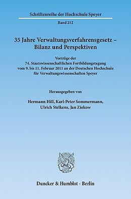 E-Book (pdf) 35 Jahre Verwaltungsverfahrensgesetz - Bilanz und Perspektiven. von 