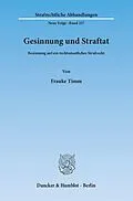 E-Book (pdf) Gesinnung und Straftat. von Frauke Timm