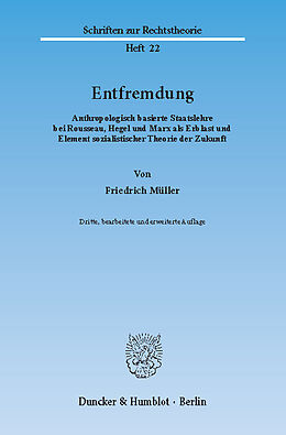 E-Book (pdf) Entfremdung. von Friedrich Müller