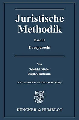 E-Book (pdf) Juristische Methodik. von Ralph Christensen