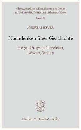 E-Book (pdf) Nachdenken über Geschichte. von Andreas Heuer