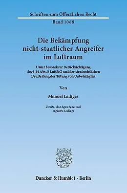E-Book (pdf) Die Bekämpfung nicht-staatlicher Angreifer im Luftraum. von Manuel Ladiges
